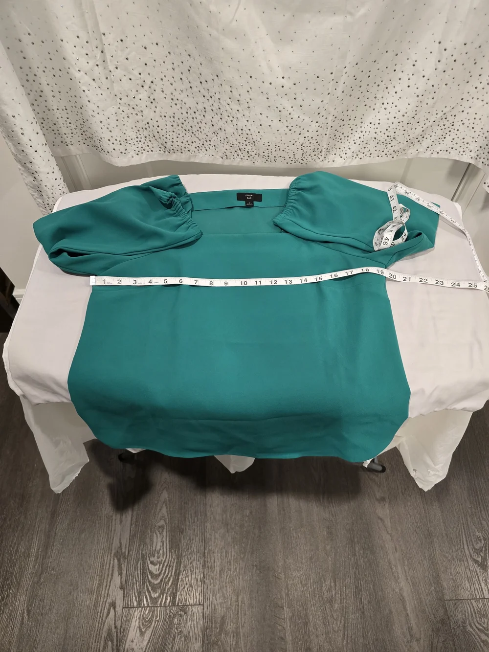 J.Crew 364 Square-Neck Long Sleeve Blouse Sz 8